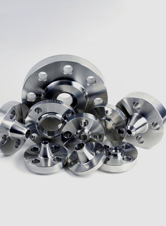 A selection of different flanges produced by Terranova Steel